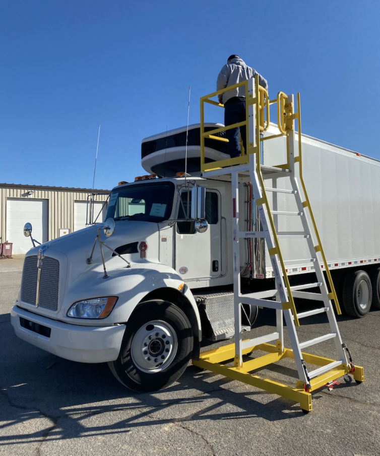 this image shows trailer repair in Chesapeake, VA